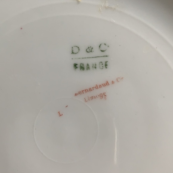 Bernardaud Limoges Porcelain Gold Rimmed 11” plate - Picture 4 of 5